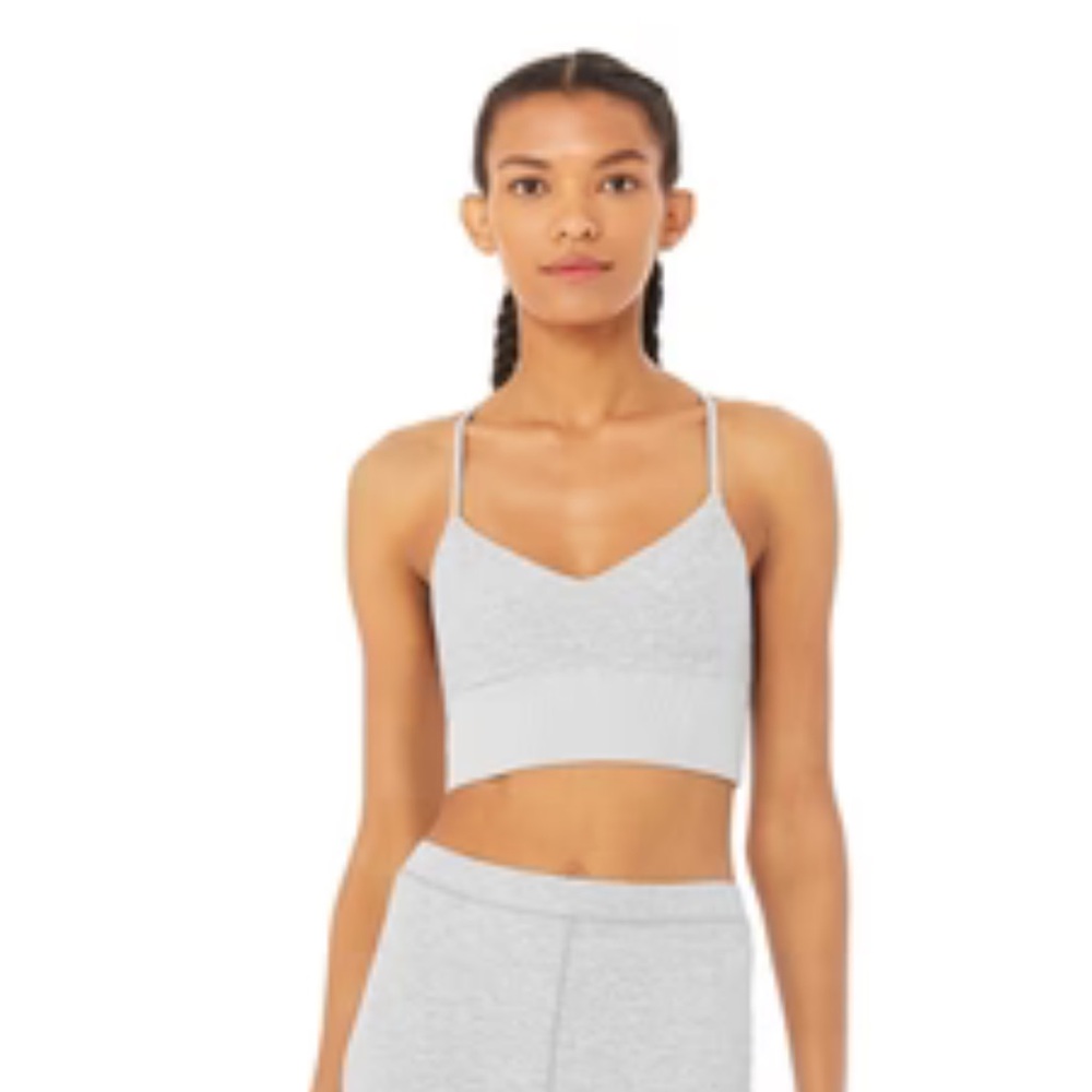 Alo Yoga Gray Sports Bra
